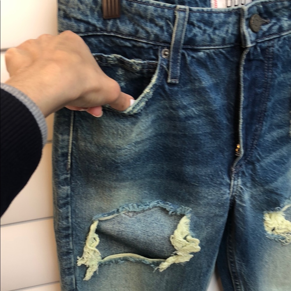 NWT Urban Outfitters Blue Straight Leg Jeans - Picture 8 of 16